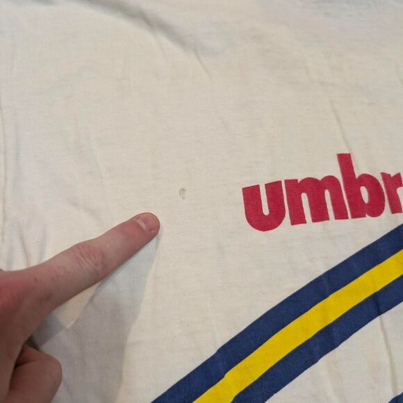 VTG 90s Umbro Scottish Football Association Mens L Single Stitch - Picture 5 of 8